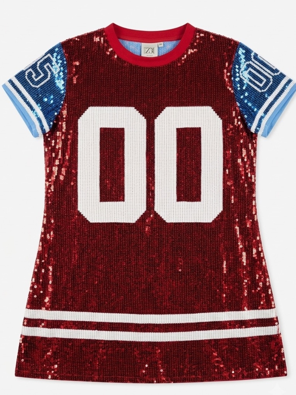 QUEEN OF SPARKLES  Sequin Mini Jersey Dress